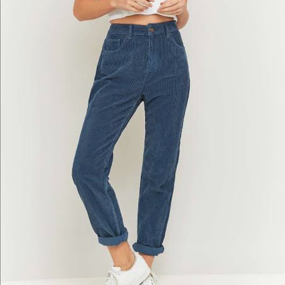 BDG Womenβs blue corduroy pants